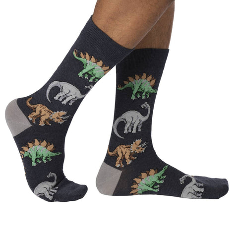 Jurassic Dino Men's Crew Socks