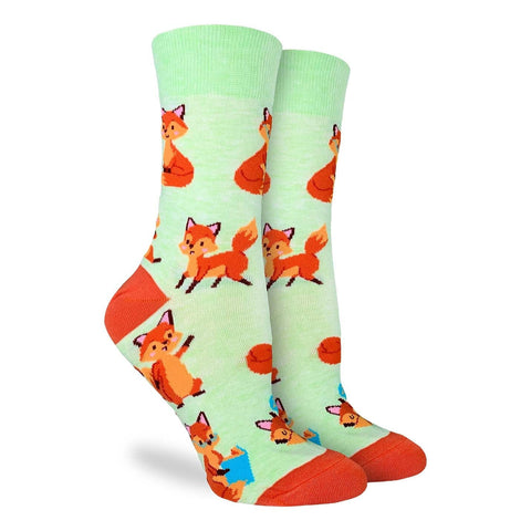 Cute Fox Women's Crew Socks