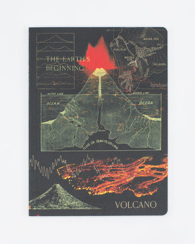Volcanoes Softcover Journal