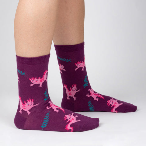 Relaxolotl Women's Crew Socks