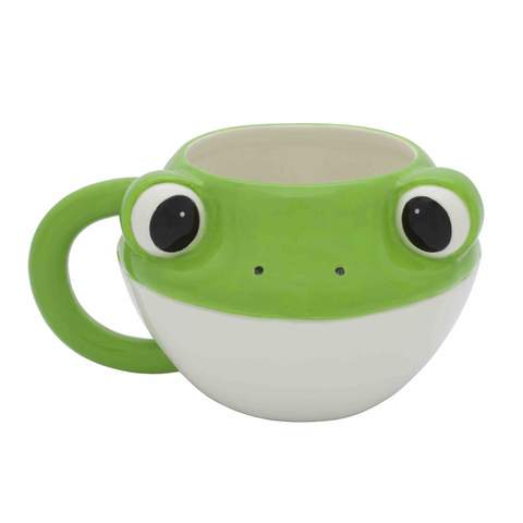 US-WGC-AWC44MM-BC Creature Cups Frog Ceramic Cup (11 Ounce, Cobalt