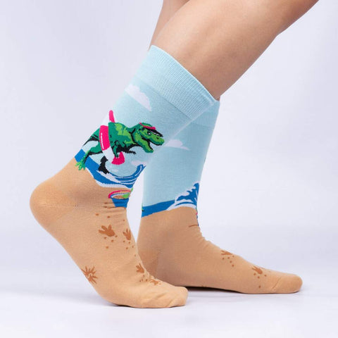 Dinos Gone Wild Women's Crew Socks