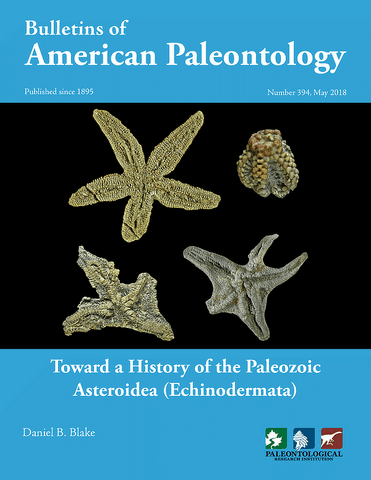 394 Toward a History of the Paleozoic Asteroidea (Echinodermata)
