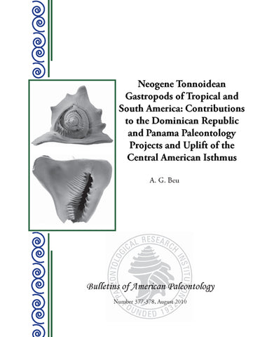 377-378 Neogene Tonnoidean Gastropods of Tropical and South America